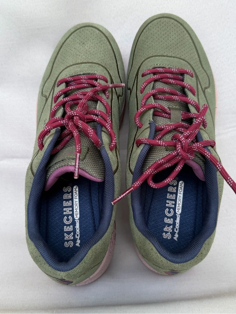 Skechers Women's Uno Rugged-Earthy Vibes Sneaker Leather Upper Stand On Air